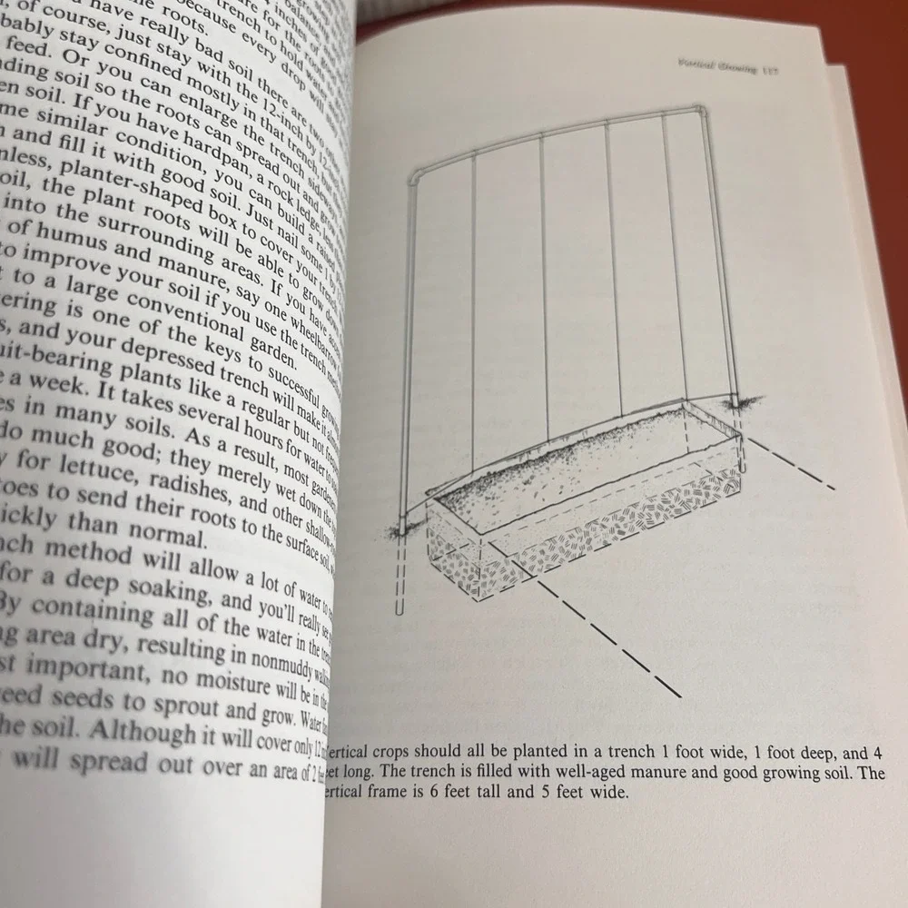 Square Foot Gardening Mel Bartholomew 1981 First Edition Paperback Rodale Press